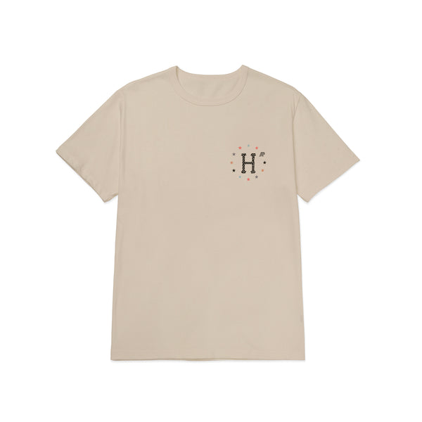A&P x HUF® ‘GO TO SLEEP’ SS TEE NATURAL