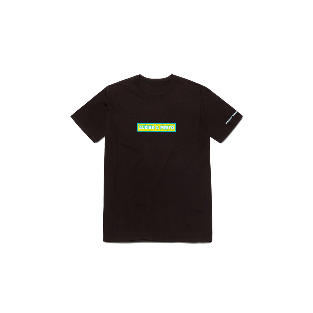 A&P x SPONGEBOB BOX LOGO KIDS TEE BLACK