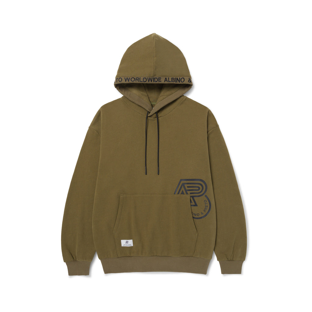 A&P WORLDWIDE HOODY OLIVE