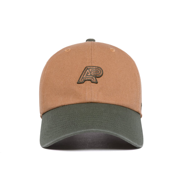 AP x ’47 TT CLEAN UP HAT CAMEL/MOSS