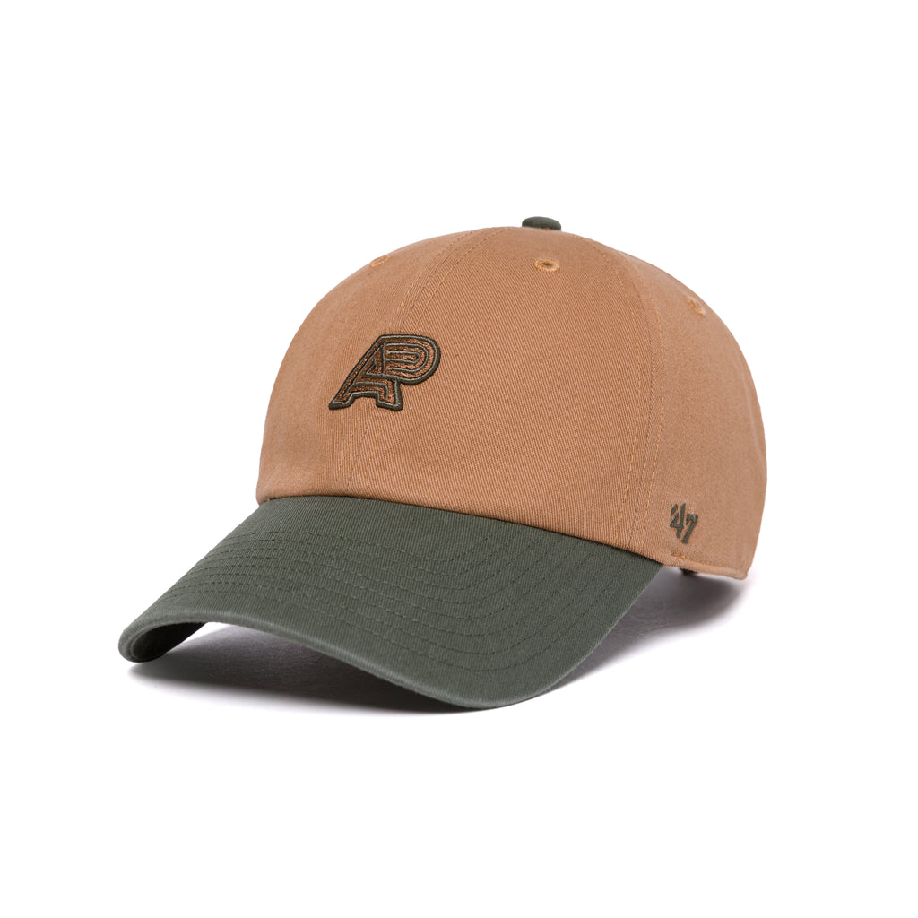 AP x ’47 TT CLEAN UP HAT CAMEL/MOSS