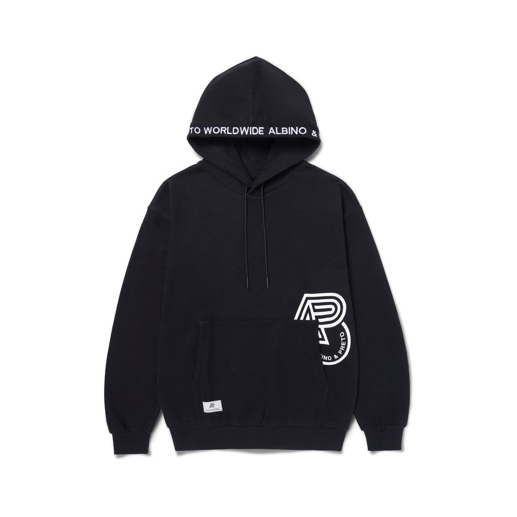 A&P WORLDWIDE HOODY BLACK