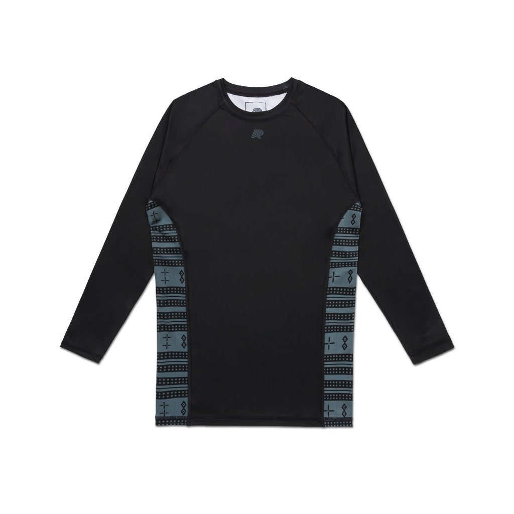 A&P THAQAFA LS RASHGUARD BLACK
