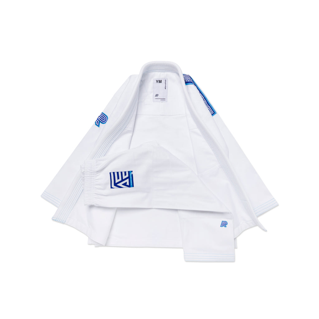 A&P BBBW HERRINGBONE KIDS GI WHITE