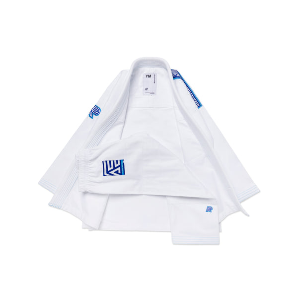 A&P BBBW HERRINGBONE KIDS GI WHITE
