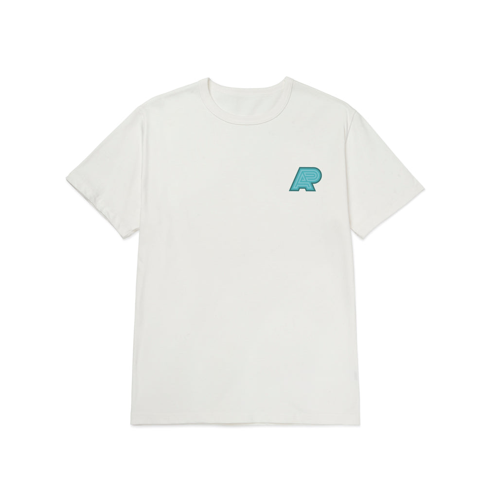 A&P OCEAN MIST MARK TEE WHITE