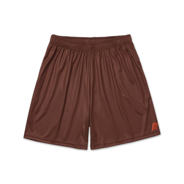 A&P MU MICRO MESH SHORTS (BROWN/ORANGE)
