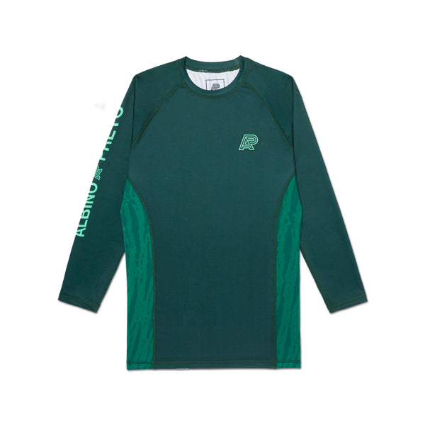 A&P WRASSE LS RASHGUARD GREEN