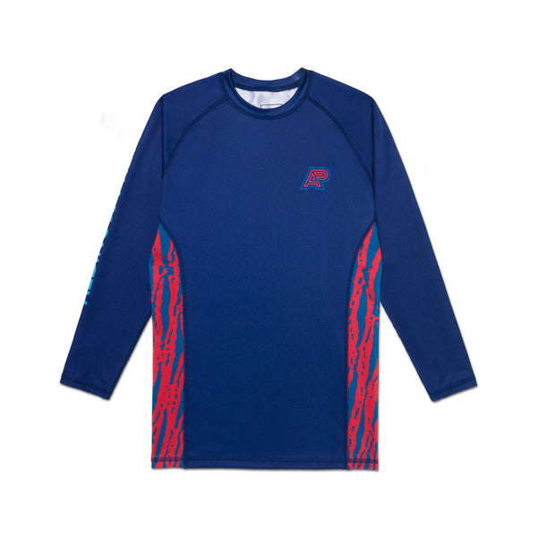 A&P WRASSE LS RASHGUARD NAVY