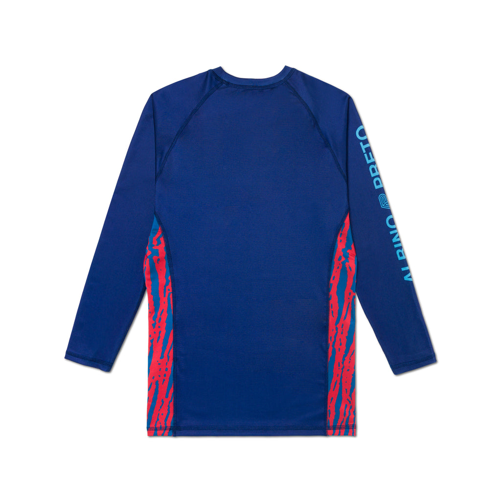 A&P WRASSE LS RASHGUARD NAVY