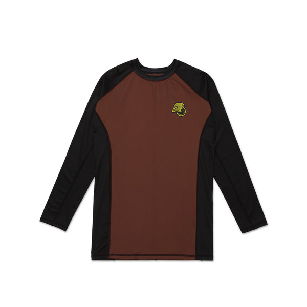 A&P ZW YW ESSENTIAL RASHGUARD BROWN