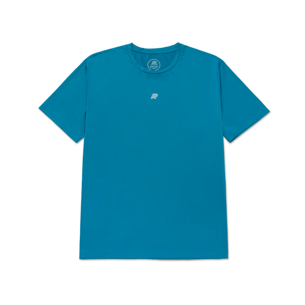 A&P QD TECH TEE 23 LAKE BLUE