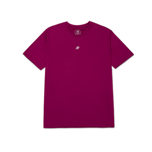 A&P QD TECH TEE 23 PLUM