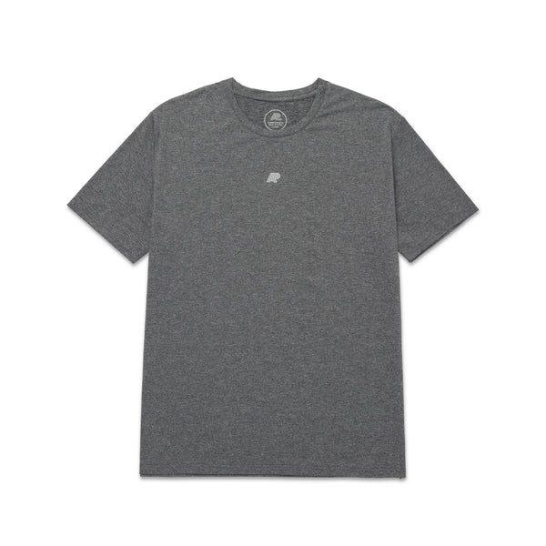 A&P QD TECH TEE 23 HEATHER