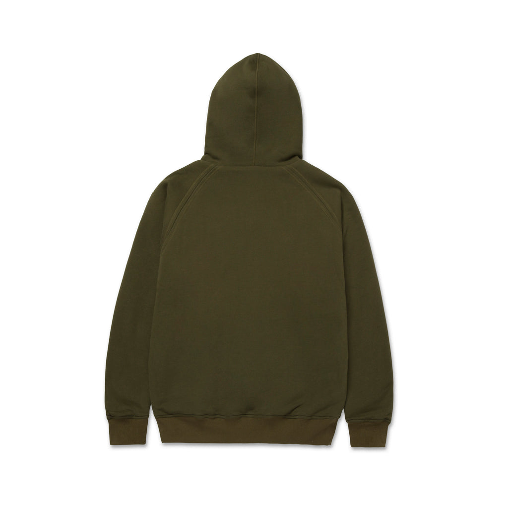 A&P REVERSIBLE SHERPA ZIP UP HOODY OLIVE