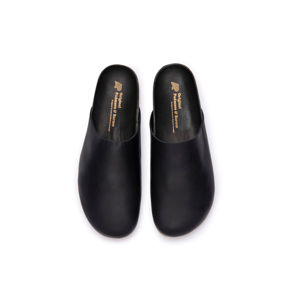 A&P x PADMORE & BARNES CREPE MULE (BLACK)