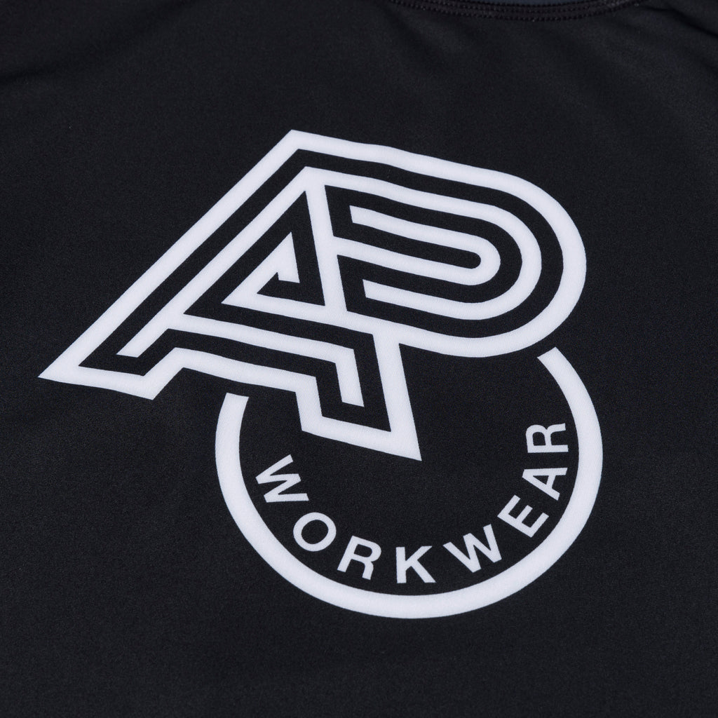 A&PWW LS RANKED RASHGUARD BLACK