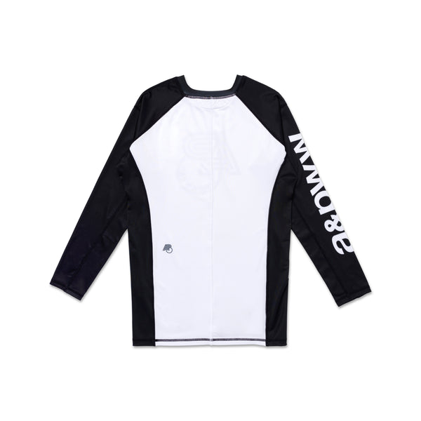 A&PWW LS RANKED RASHGUARD WHITE