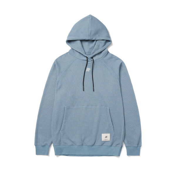 A&P WAFFLE RAGLAN HOODY STEEL