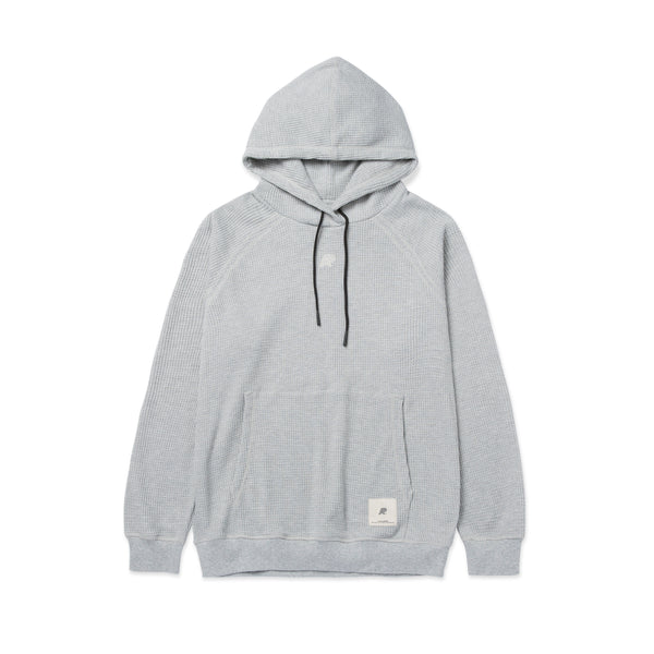 A&P WAFFLE RAGLAN HOODY HEATHER