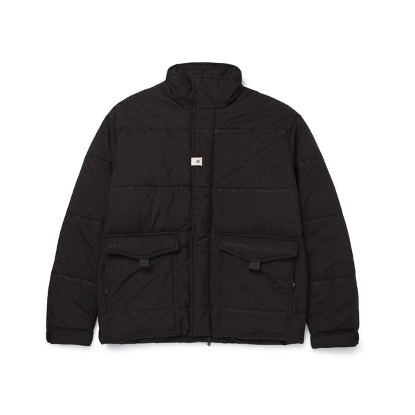 A&P PUFFER JACKET BLACK