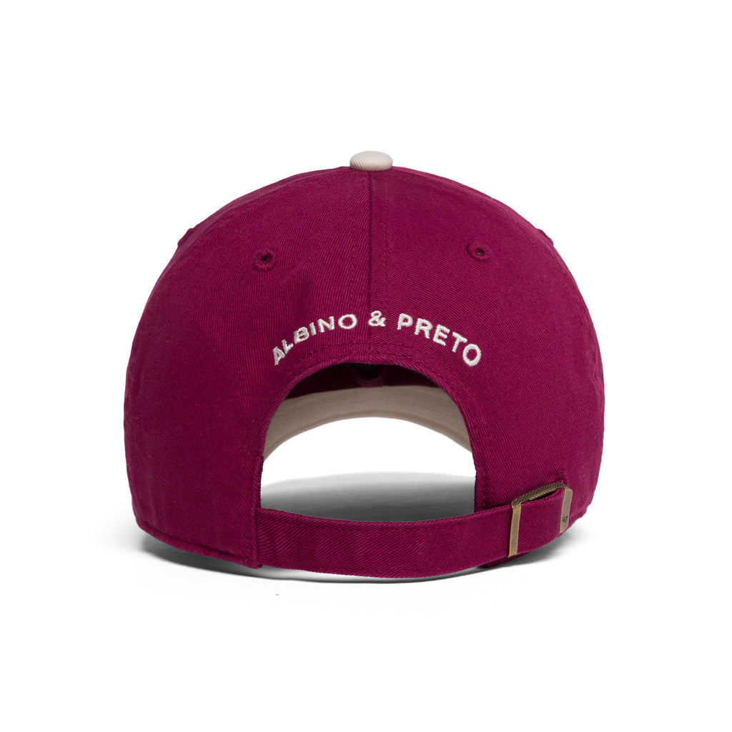 AP x ’47 TT CLEAN UP HAT BURGUNDY/CREAM