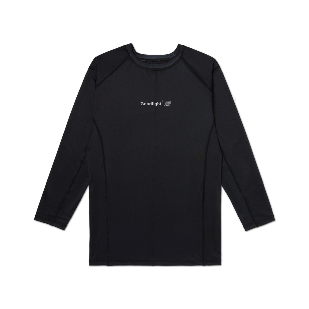 A&P x GOODFIGHT® RASHGUARD BLACK