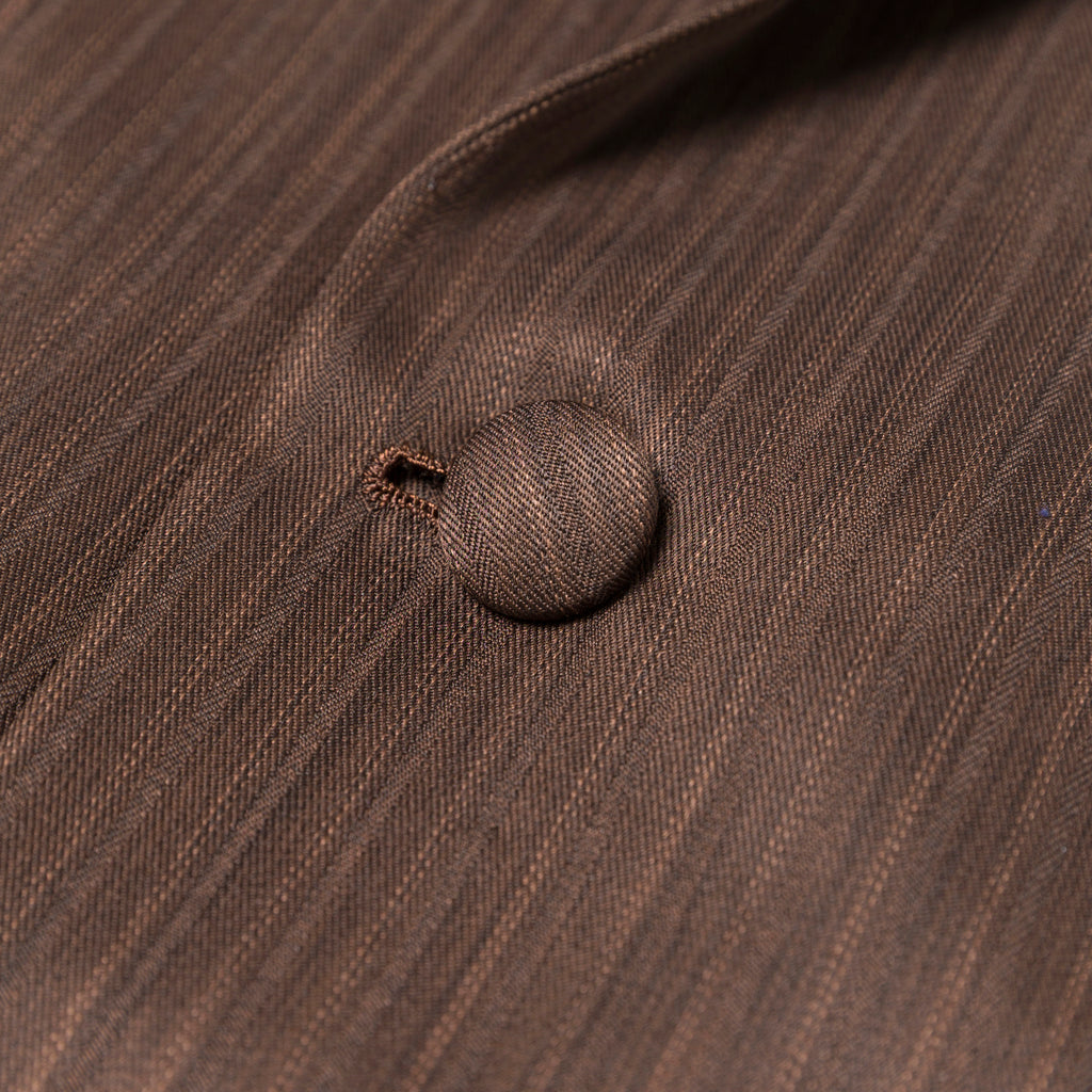 A&P x GOODFIGHT® GI ARTIFACT UNSTRUCTURED BLAZER (BROWN/HERRINGBONE)