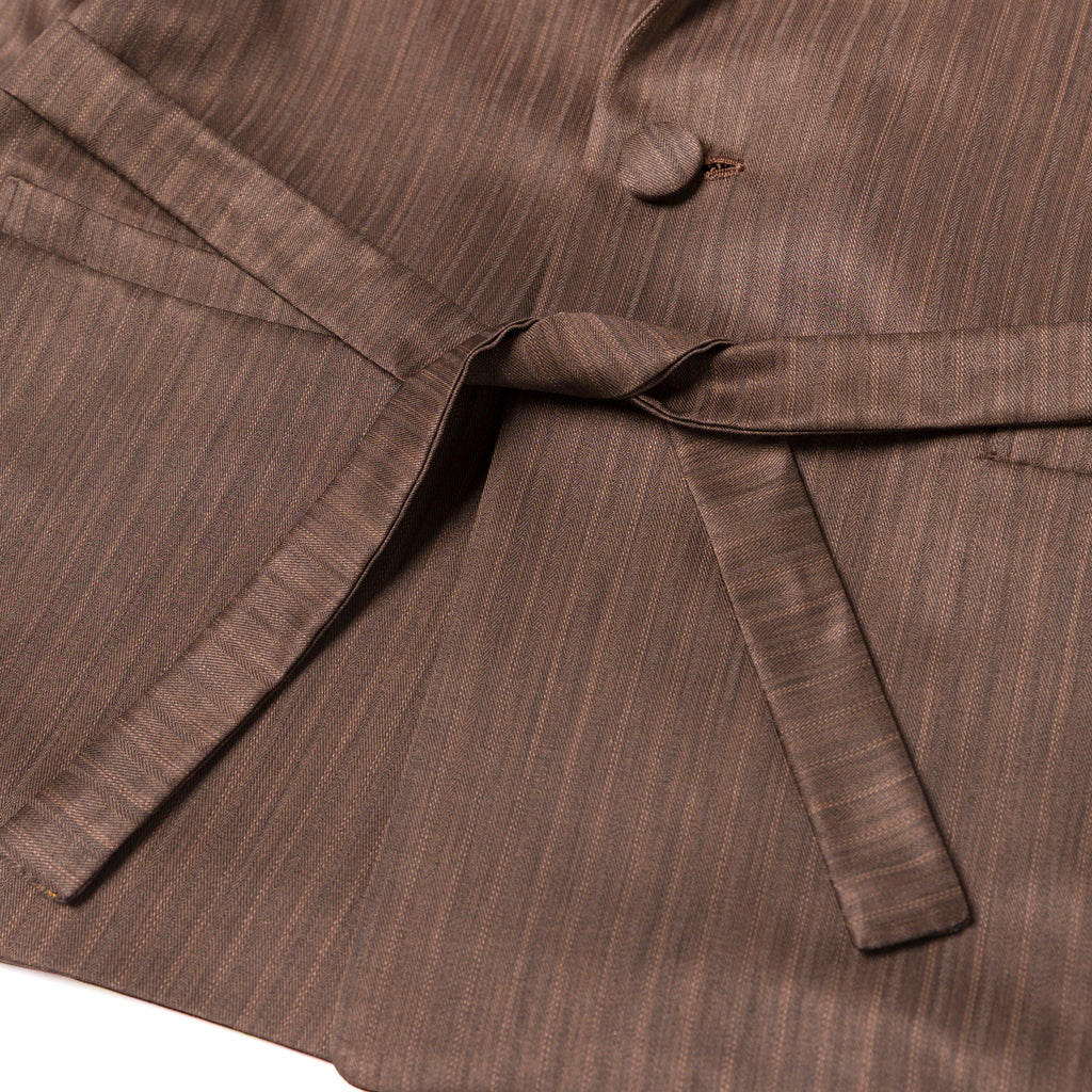 A&P x GOODFIGHT® GI ARTIFACT UNSTRUCTURED BLAZER (BROWN/HERRINGBONE)