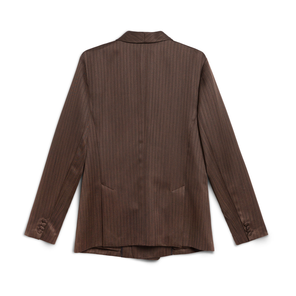 A&P x GOODFIGHT® GI ARTIFACT UNSTRUCTURED BLAZER (BROWN/HERRINGBONE)