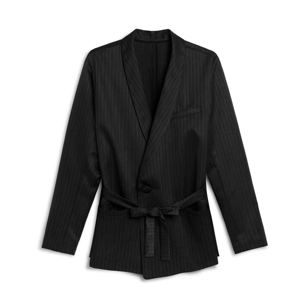 A&P x GOODFIGHT® GI ARTIFACT UNSTRUCTURED BLAZER (BLACK/HERRINGBONE)