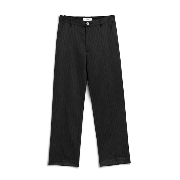 A&P x GOODFIGHT® GI ARTIFACT ZIP SPLIT FRONT TROUSER (BLACK/HERRINGBONE)