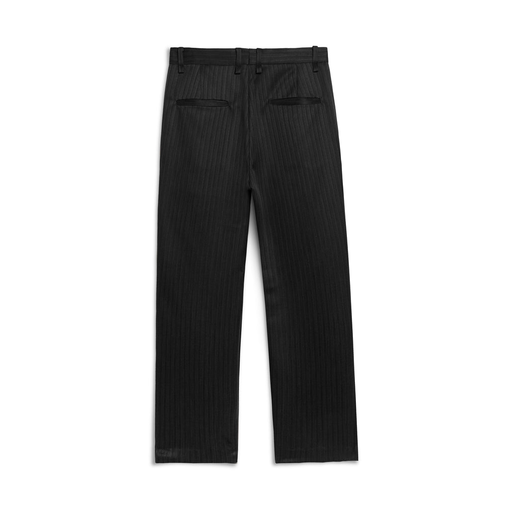 A&P x GOODFIGHT® GI ARTIFACT ZIP SPLIT FRONT TROUSER (BLACK/HERRINGBONE)