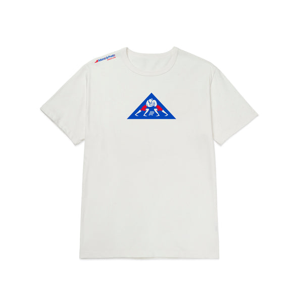 A&P WRESTLING CREST TEE WHITE