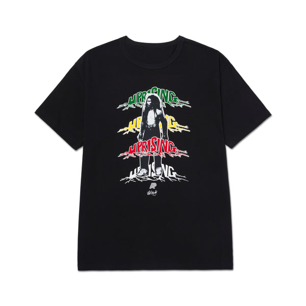 A&P x BOB MARLEY ‘UPRISE STANCE’ TEE BLACK
