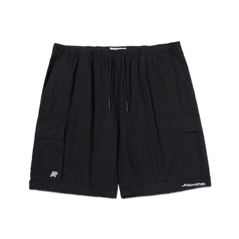 A&PWW CARGO SHORTS BLACK – ALBINO & PRETO