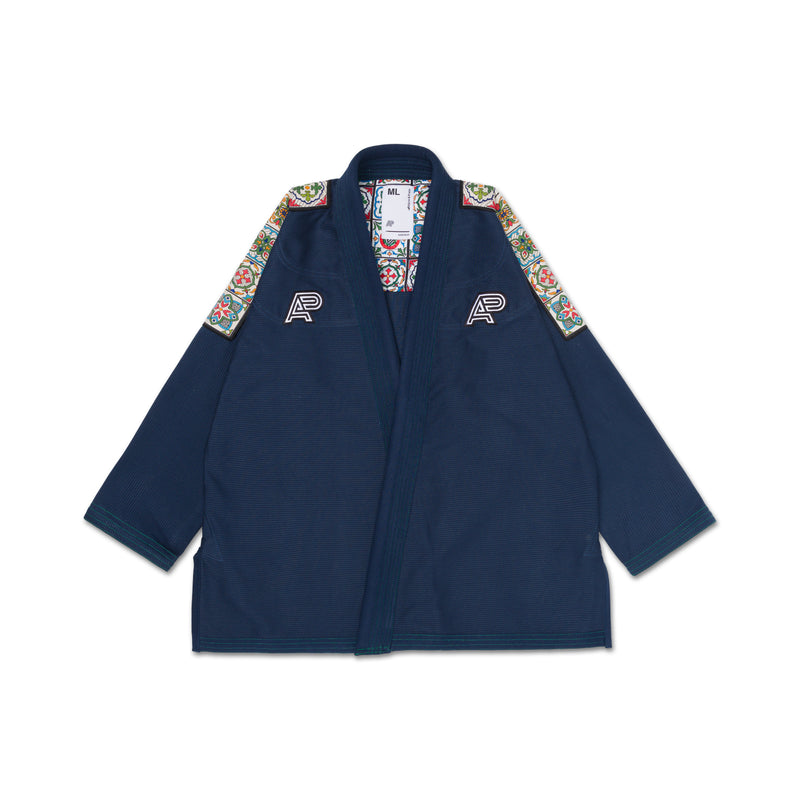 albino and preto ナイロン プルオーバー M A&P CONVERGENCE GI NAVY – ALBINO & PRETO