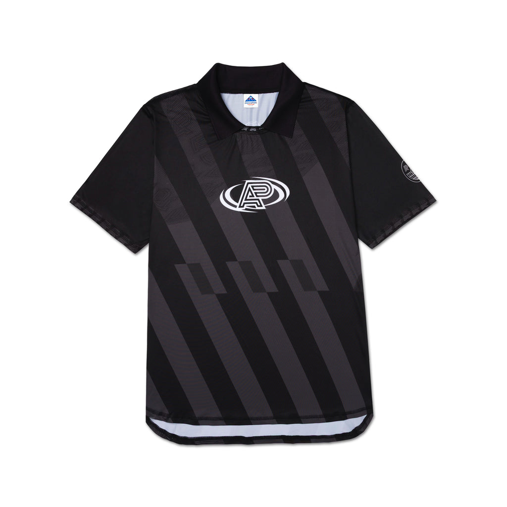 A&PWW GRAPPLING OVAL POLO SHIRT BLACK