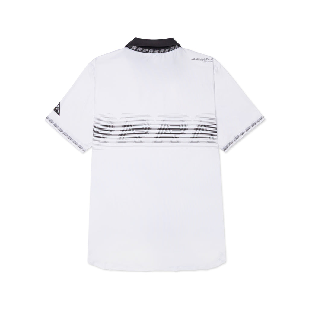 A&PWW GRADIENT POLO SHIRT WHITE