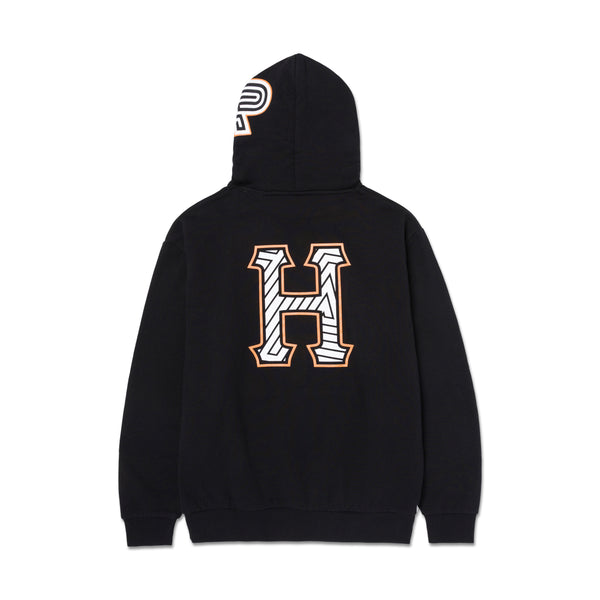 A&P x HUF® ‘P/O’ HOODY BLACK