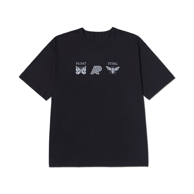 〈NEEDLES〉x 〈ALBINO & PRETO〉　Tシャツ　M A&P x NEEDLES® STACK LOGO TEE BLACK – ALBINO & PRETO