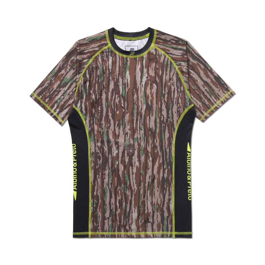 Realtree Rash Guard A&P x REALTREE® ORIGINAL SS RASHGUARD – ALBINO & PRETO