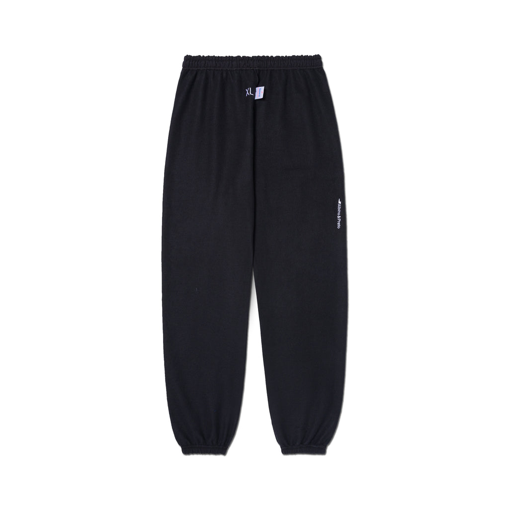 A&PWW REVERSE SWEATPANTS BLACK