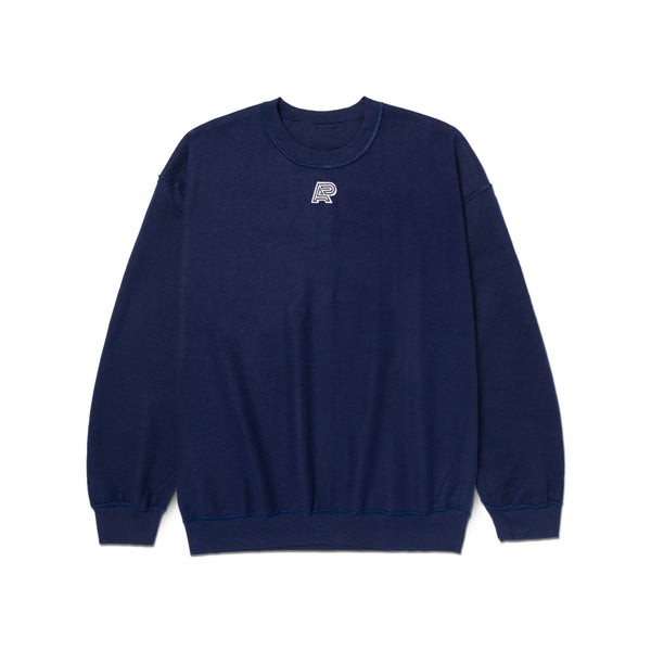 A&PWW REVERSE CREWNECK NAVY