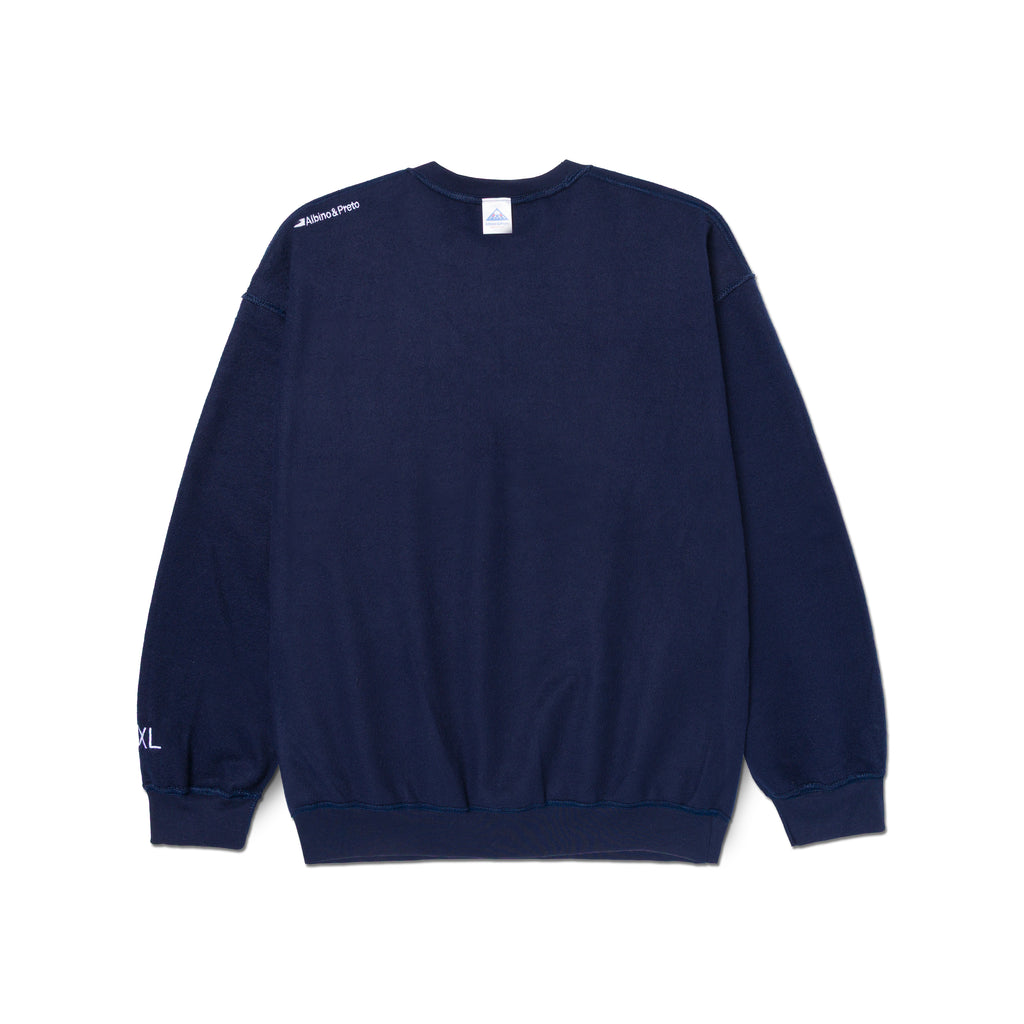 A&PWW REVERSE CREWNECK NAVY
