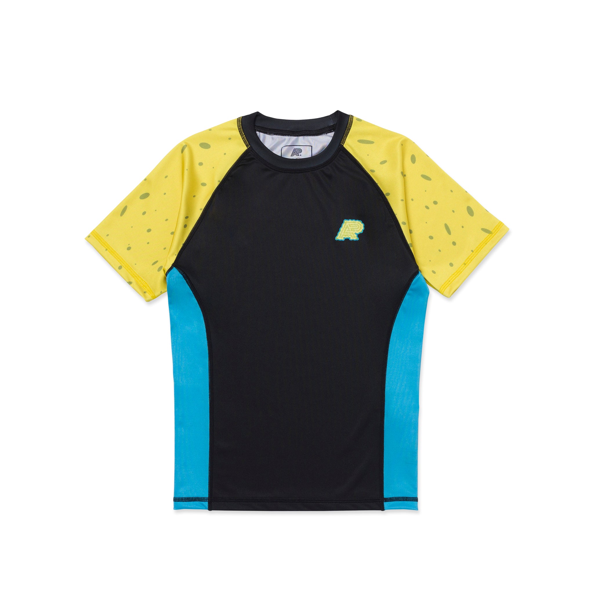A&P x SPONGEBOB® 2 KIDS SS RASHGUARD – ALBINO & PRETO