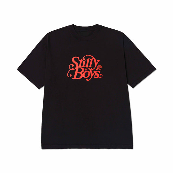 A&P x STILLY BOYS MARK TEE BLACK