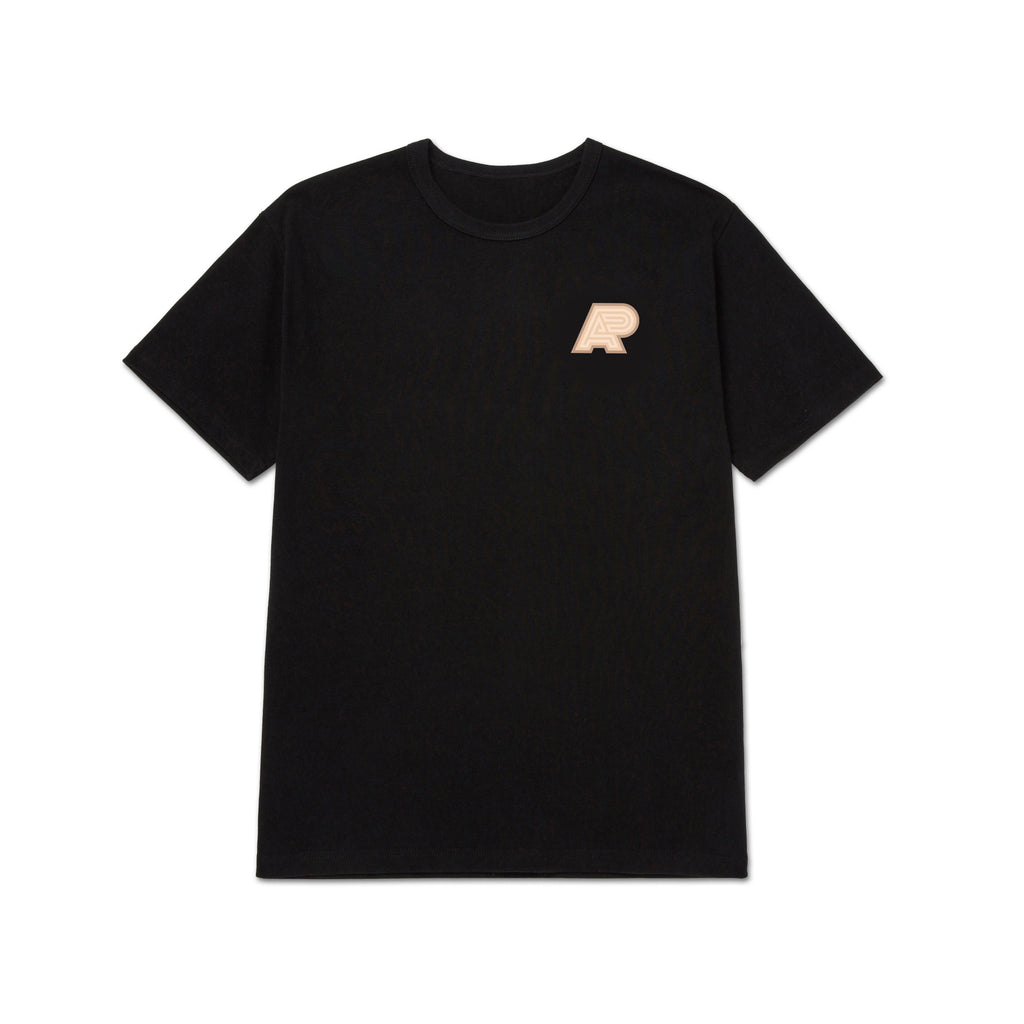 A&P STUCCO MARK TEE BLACK