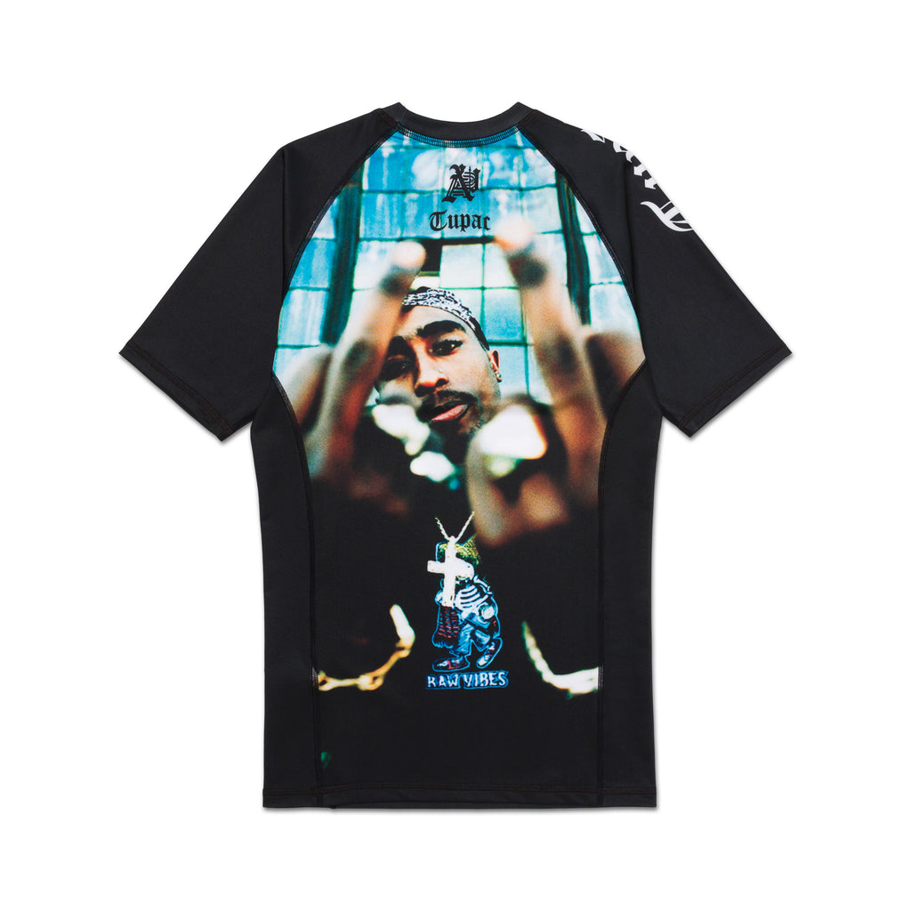 A&P x TUPAC VIBES SS RASHGUARD