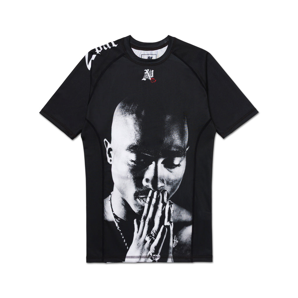 A&P x TUPAC ROSE SS RASHGUARD